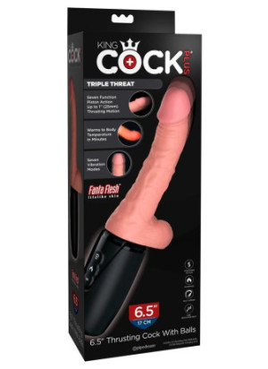 6.5“ Thrusting Cock with Balls